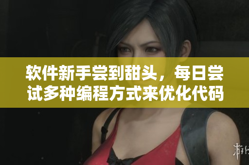 软件新手尝到甜头，每日尝试多种编程方式来优化代码