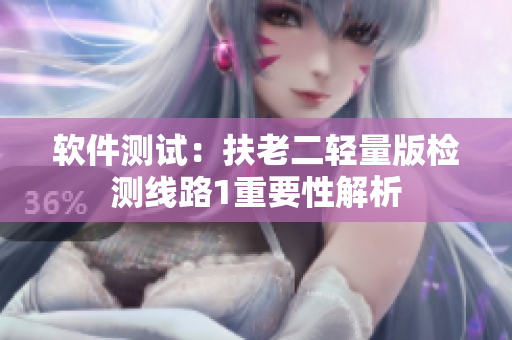软件测试：扶老二轻量版检测线路1重要性解析