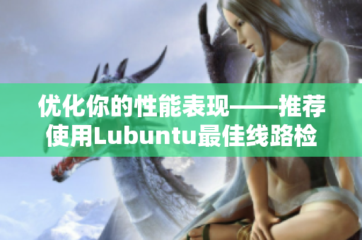 优化你的性能表现——推荐使用Lubuntu最佳线路检测3