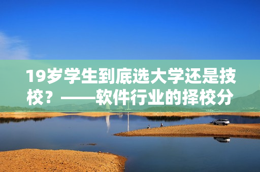 19岁学生到底选大学还是技校？——软件行业的择校分析