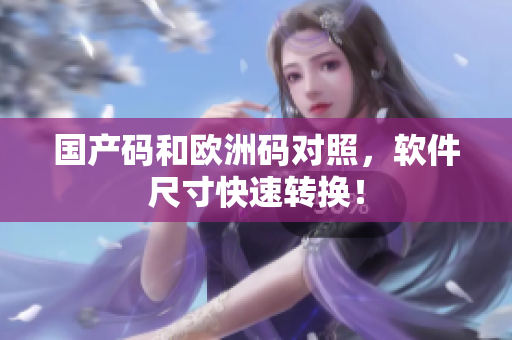 国产码和欧洲码对照，软件尺寸快速转换！