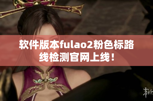 软件版本fulao2粉色标路线检测官网上线！