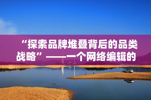 “探索品牌堆叠背后的品类战略”——一个网络编辑的视角