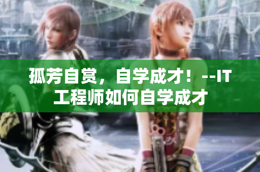 孤芳自赏，自学成才！--IT工程师如何自学成才