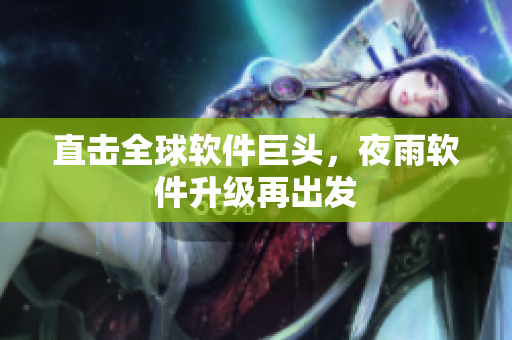 直击全球软件巨头，夜雨软件升级再出发