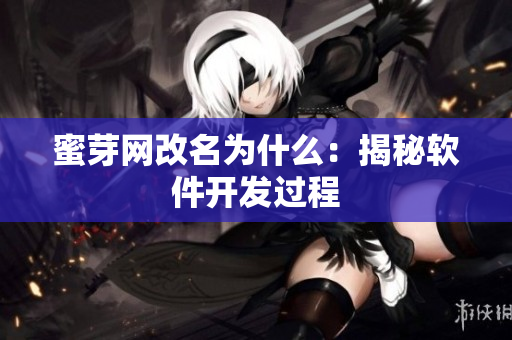 蜜芽网改名为什么：揭秘软件开发过程