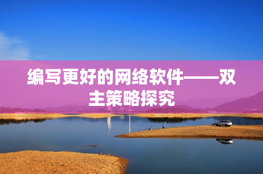 编写更好的网络软件——双主策略探究
