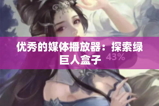 优秀的媒体播放器：探索绿巨人盒子