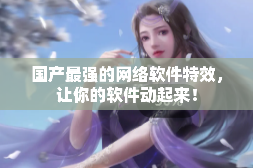 国产最强的网络软件特效，让你的软件动起来！
