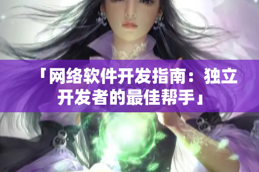 「网络软件开发指南：独立开发者的最佳帮手」