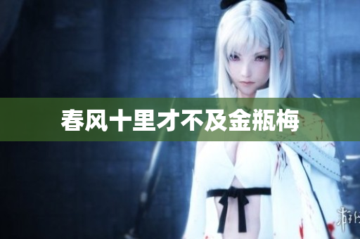 春风十里才不及金瓶梅