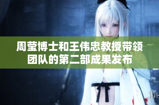 周莹博士和王伟忠教授带领团队的第二部成果发布