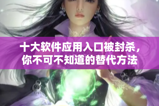 十大软件应用入口被封杀，你不可不知道的替代方法