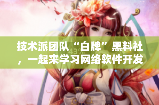 技术派团队“白牌”黑料社，一起来学习网络软件开发技术！
