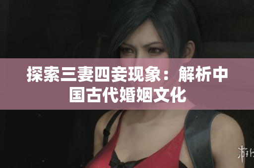 探索三妻四妾现象：解析中国古代婚姻文化