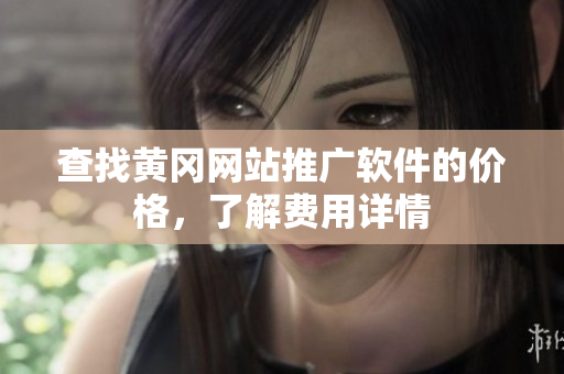 查找黄冈网站推广软件的价格，了解费用详情