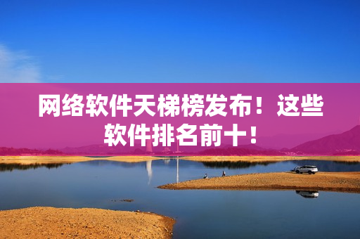 网络软件天梯榜发布！这些软件排名前十！