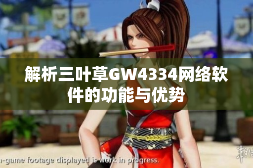 解析三叶草GW4334网络软件的功能与优势