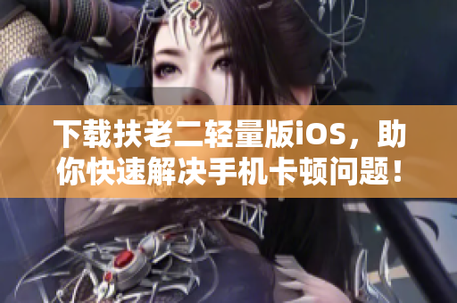 下载扶老二轻量版iOS，助你快速解决手机卡顿问题！