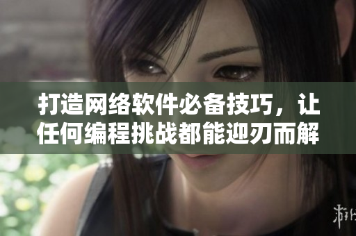 打造网络软件必备技巧，让任何编程挑战都能迎刃而解
