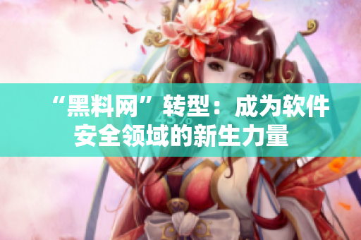 “黑料网”转型：成为软件安全领域的新生力量