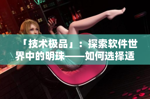 「技术极品」：探索软件世界中的明珠——如何选择适合自己的网络软件