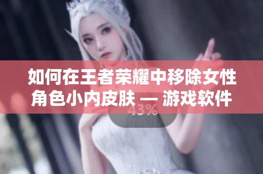 如何在王者荣耀中移除女性角色小内皮肤 — 游戏软件编辑的实用指南