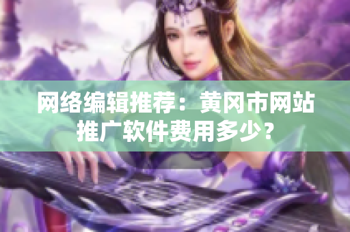 网络编辑推荐：黄冈市网站推广软件费用多少？