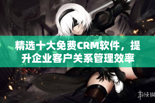 精选十大免费CRM软件，提升企业客户关系管理效率