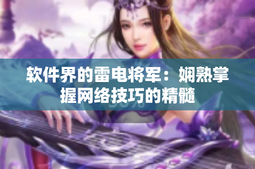 软件界的雷电将军：娴熟掌握网络技巧的精髓