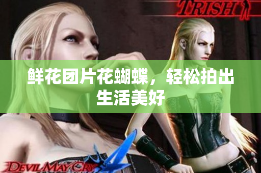 鲜花团片花蝴蝶，轻松拍出生活美好