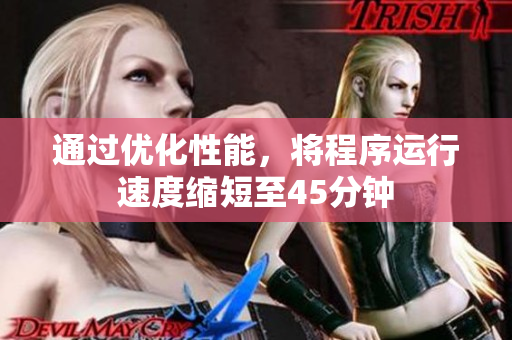 通过优化性能，将程序运行速度缩短至45分钟