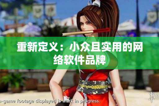 重新定义：小众且实用的网络软件品牌