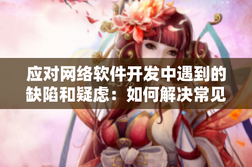 应对网络软件开发中遇到的缺陷和疑虑：如何解决常见的漏洞问题
