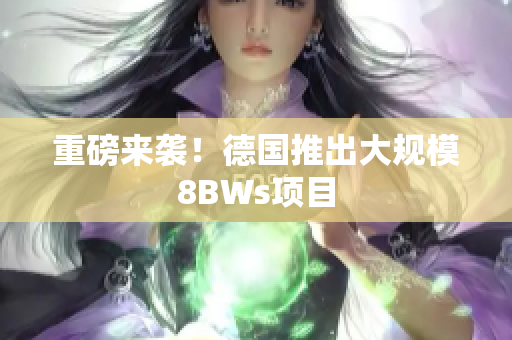重磅来袭！德国推出大规模8BWs项目
