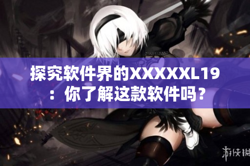 探究软件界的XXXXXL19：你了解这款软件吗？