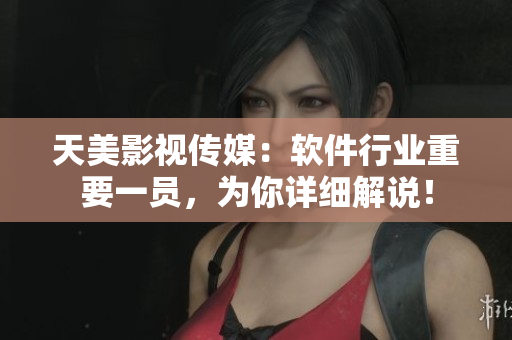 天美影视传媒：软件行业重要一员，为你详细解说！