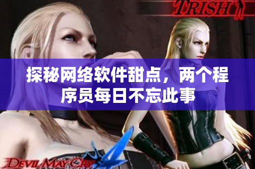 探秘网络软件甜点，两个程序员每日不忘此事