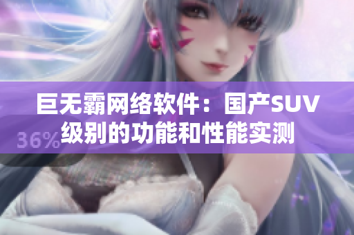巨无霸网络软件：国产SUV级别的功能和性能实测
