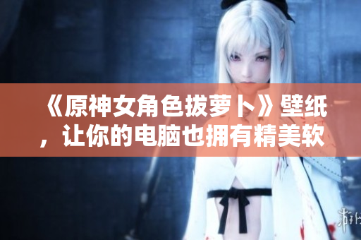 《原神女角色拔萝卜》壁纸，让你的电脑也拥有精美软件界面