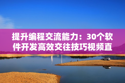 提升编程交流能力：30个软件开发高效交往技巧视频直播