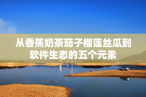 从香蕉奶茶茄子榴莲丝瓜到软件生态的五个元素