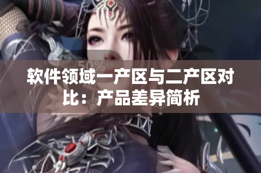 软件领域一产区与二产区对比：产品差异简析