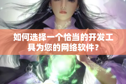 如何选择一个恰当的开发工具为您的网络软件？