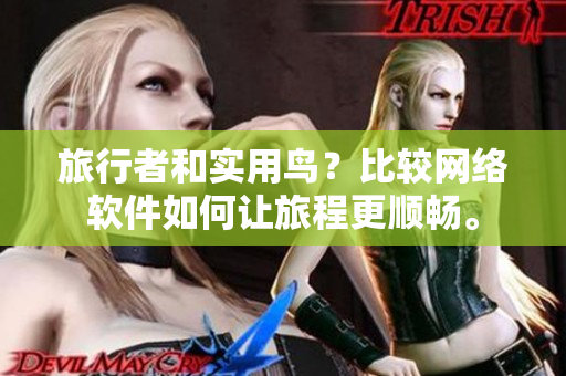 旅行者和实用鸟？比较网络软件如何让旅程更顺畅。