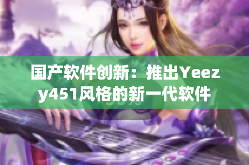 国产软件创新：推出Yeezy451风格的新一代软件