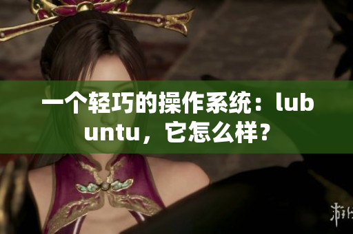 一个轻巧的操作系统：lubuntu，它怎么样？