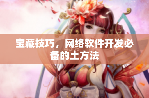 宝藏技巧，网络软件开发必备的土方法