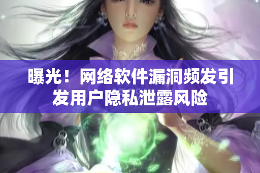 曝光！网络软件漏洞频发引发用户隐私泄露风险