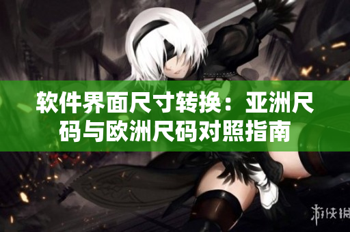 软件界面尺寸转换：亚洲尺码与欧洲尺码对照指南